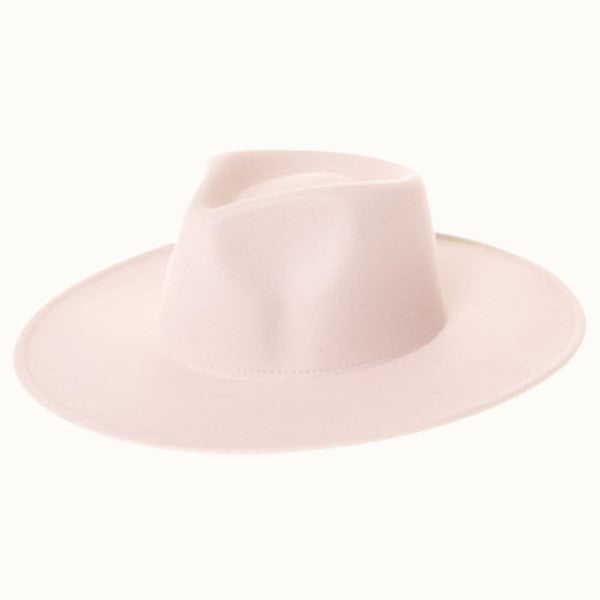 Wide Brim Vegan Felt Hat