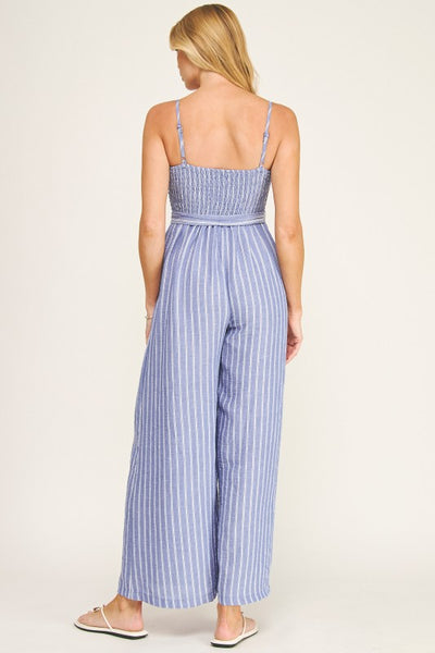 Coastal Stripe Jumpsuit
