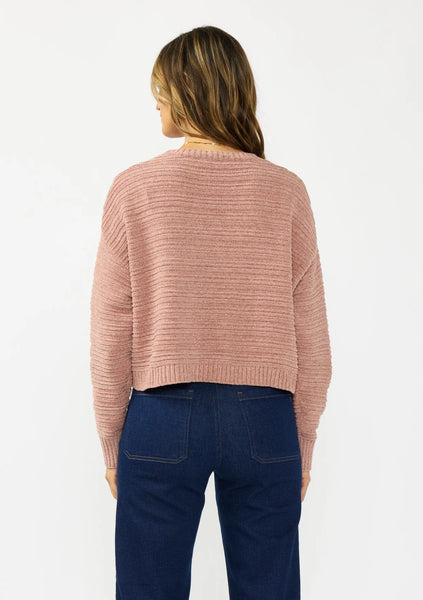 Lovestitch Chenille Rose Sweater