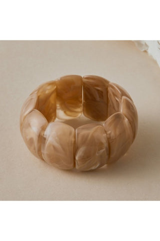 Acrylic Elastic Bangle Bracelet