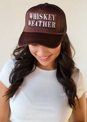 Whiskey Weather Trucker Hat