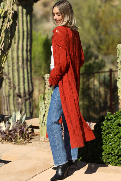 Angie Long Duster Cardigan Sweater