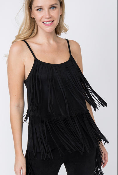 Western Fringe Tank Top