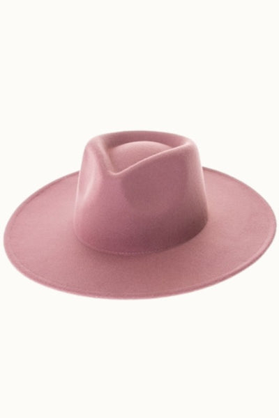 Wide Brim Vegan Felt Hat