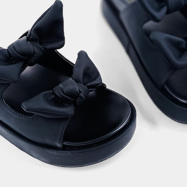 Kiki Bow Slip On Sandals