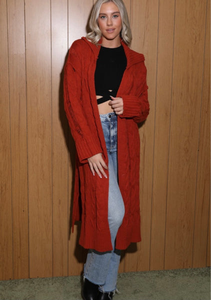 Angie Long Duster Cardigan Sweater