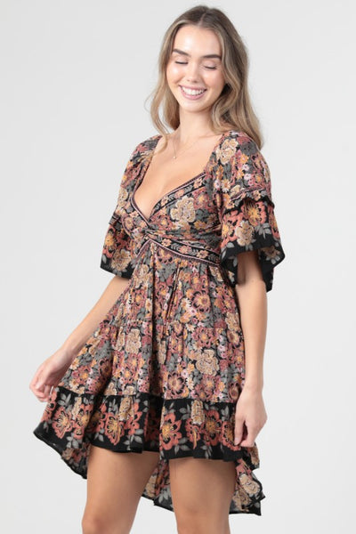 Paige Twist Floral Dress