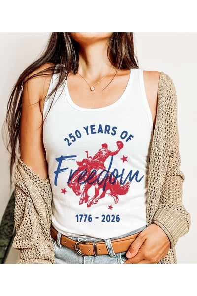 250 Years Of Freedom Tank Top