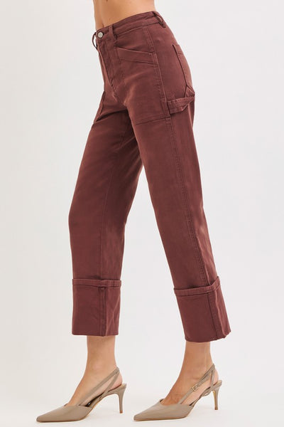 Risen Cuffed Patch Pocket Jeans