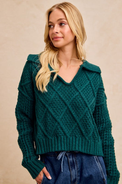 Preorder Hunter Collared Sweater Top