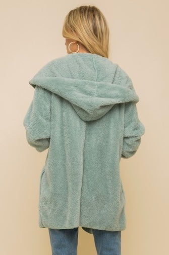 Faux Fur Blanket Jacket