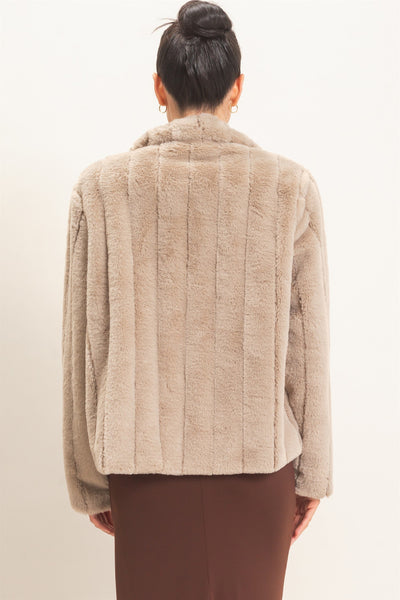 Luxury Faux Fur Jacket
