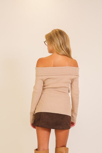 Coquette Off The Shoulder Sweater