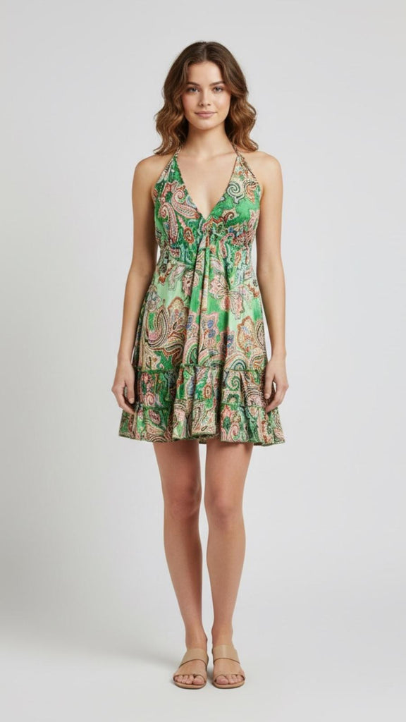 One Size Halter Tassel Mini Dress – WHIF Clothing Boutique