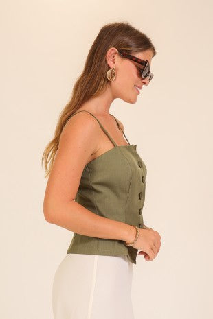 Tailored Vest Top