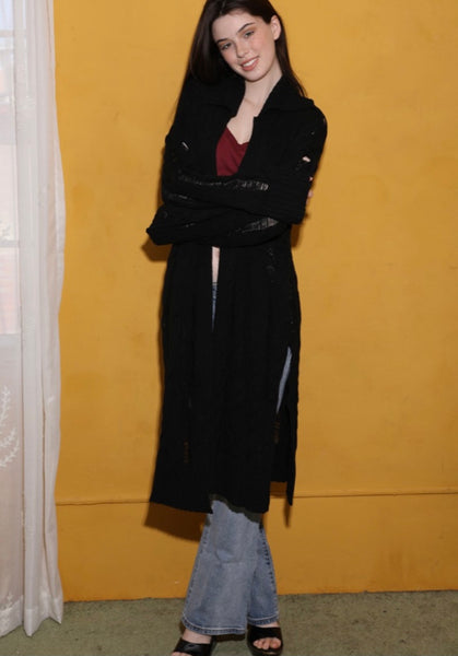 Angie Long Duster Cardigan Sweater