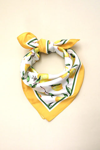 Printed Silky Bandana Scarf