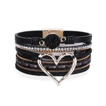 Magnetic Heart Bracelets