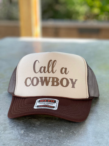 Call A Cowboy Trucker Hat
