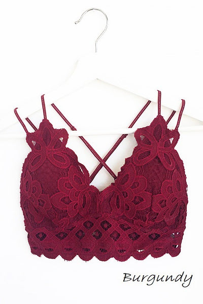 Lace Bralette Intimate Tops-Multiple Colors