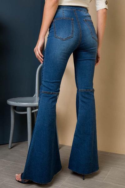 Stretchy Bell Bottom Jeans